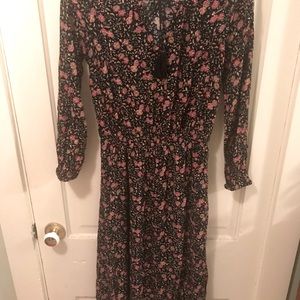 Black floral Old Navy dress